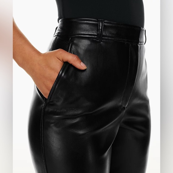 BNWOT Aritzia Leather Command Pant - Picture 2 of 4